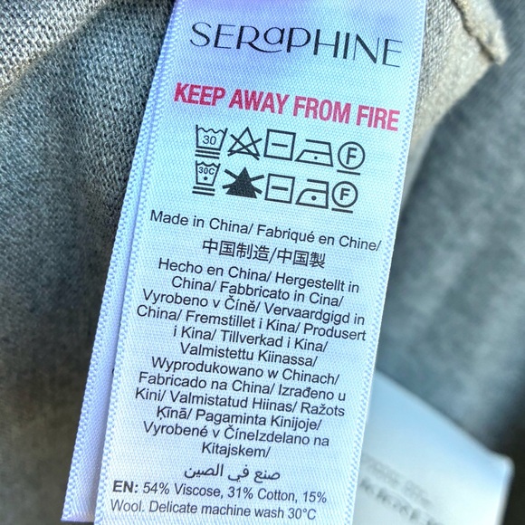 Seraphine NWT Gray Nursing Cape - Picture 5 of 9